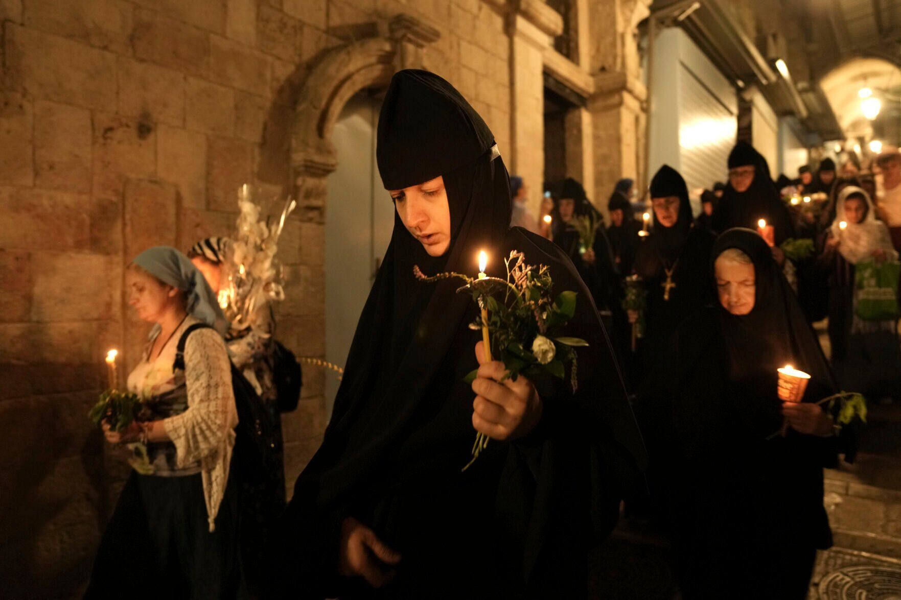 APTOPIX Jerusalem Virgin Mary